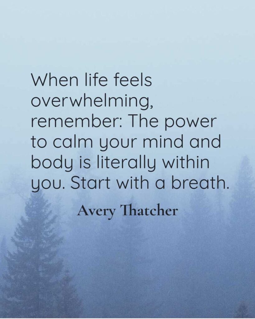 When life feels overwhelming, remember: The power to calm your mind and body is literally within you. Start with a breath. 5 Breathing Techniques For Stress Relief